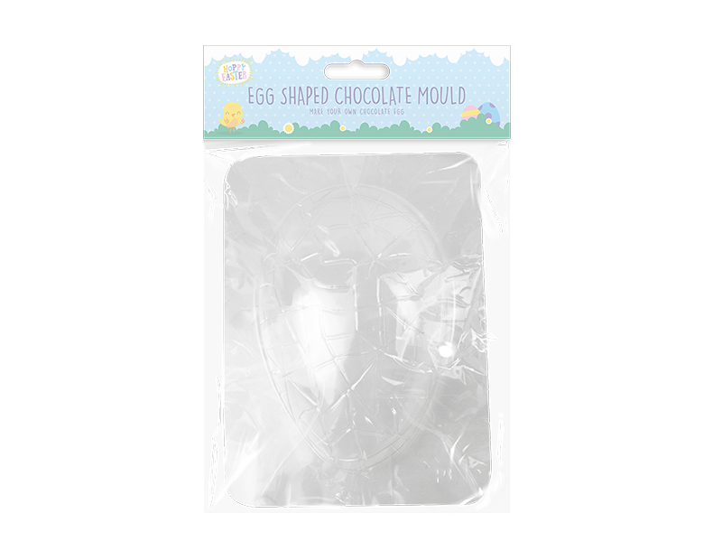 Hoppy easter - Stor chokolade æg former 19x12cm