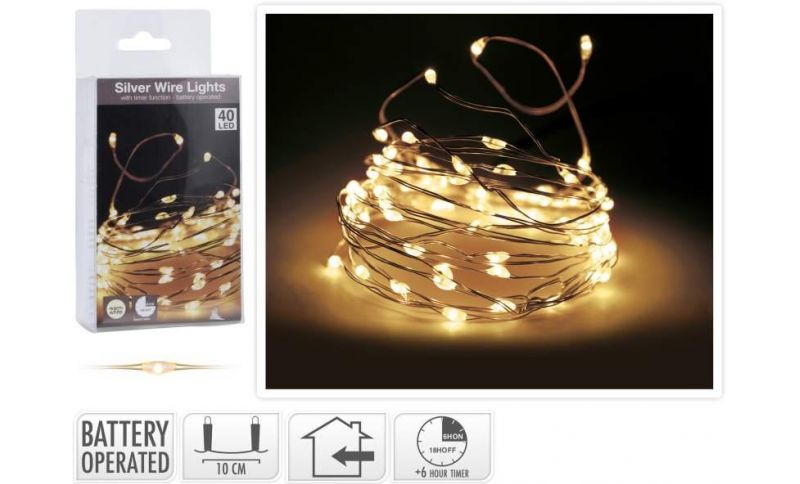 Lyskæde Stålwire Indendørs