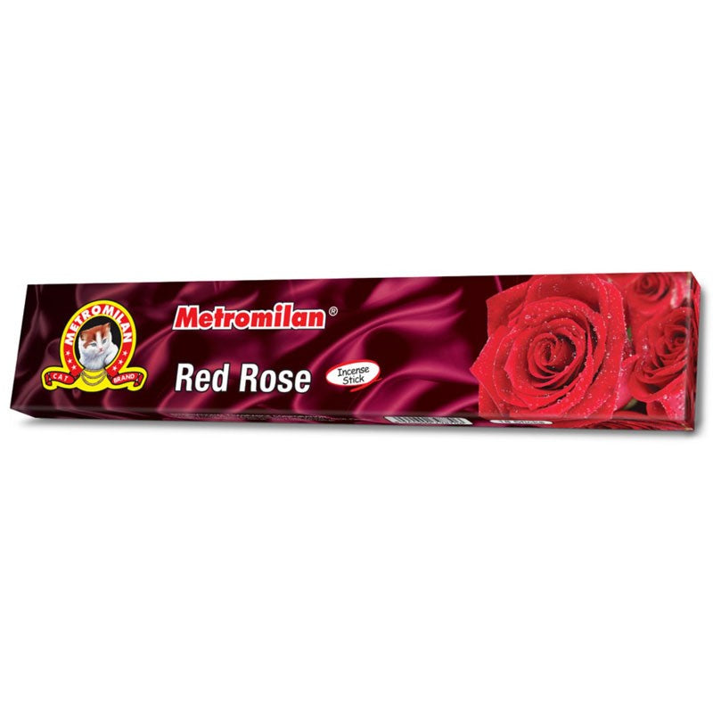 Metromilan - Eksklusive Røgelsespinde - Red Rose
