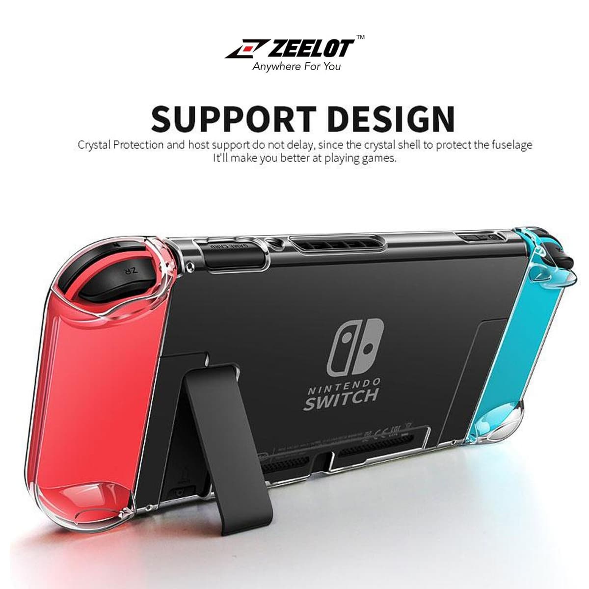 Zeelot – Nintendo Switch (dockable cover + skærmbeskytter)