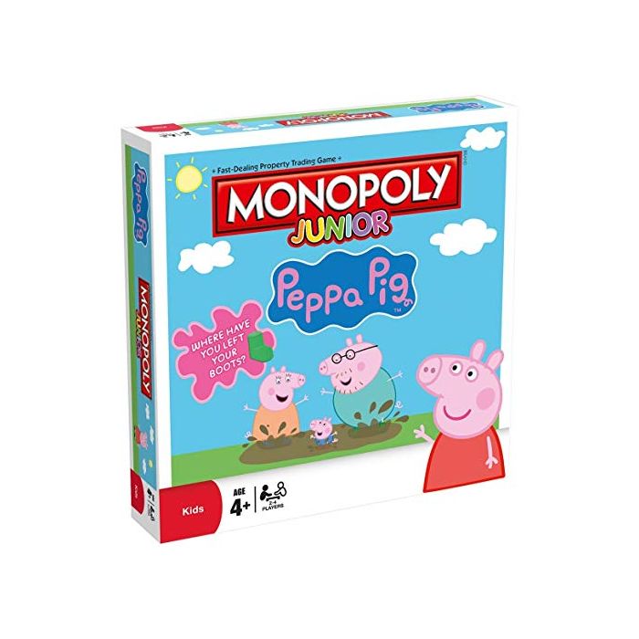 Peppa Pig / Gurli Pig - Monopoly Junior - På Engelska