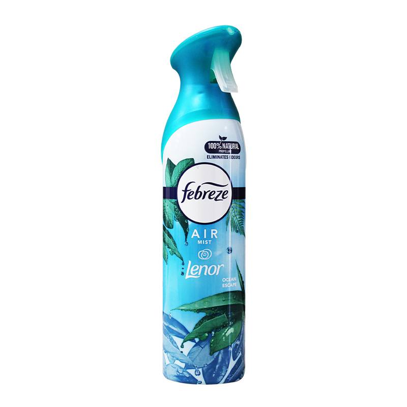 Febreze Ocean Escape Air freshener spray 2 i 1 fräschar upp och bekämpar lukter