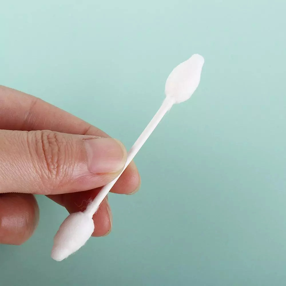 Bløde og Sikre Baby Vatpinde – 100% Bomuld – Pakke med 55 stk