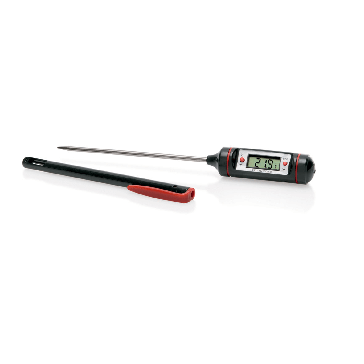 Digital termometer (-50 - +300 grader) med skyddskåpa