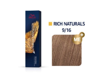 Wella - Permanent Hårfarve 9/16 Cendre Ash Blonde – Koleston Perfect ME+ 60 ml