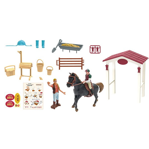 Toitoys - Xl Horse Farm Playset Horse Stable