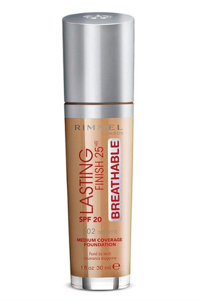 Rimmel Lasting Finish Foundation Medium Coverage 25Hr Spf20 30Ml Noisette #502