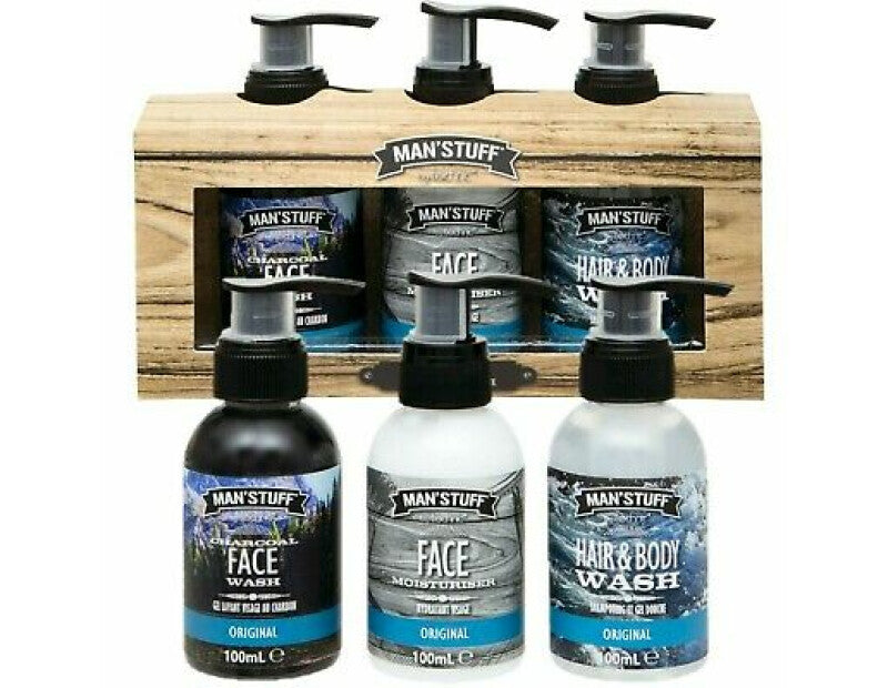 MANSTUFF TRAVEL TRIO SET DE TOILETTE 3X100ML