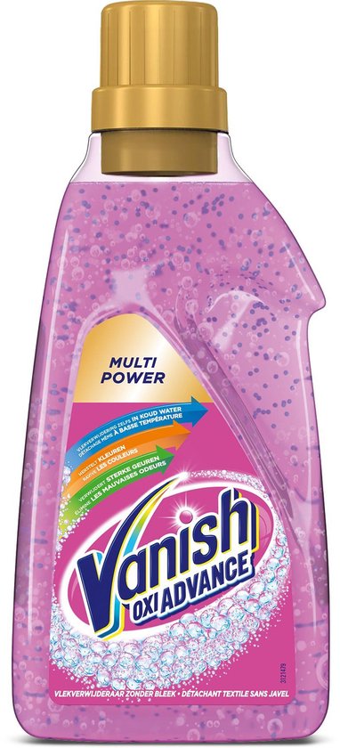 Vanish Oxi Advance - Multicolor Power Gel - För Färgad Och Vit Tvätt - 750 Ml