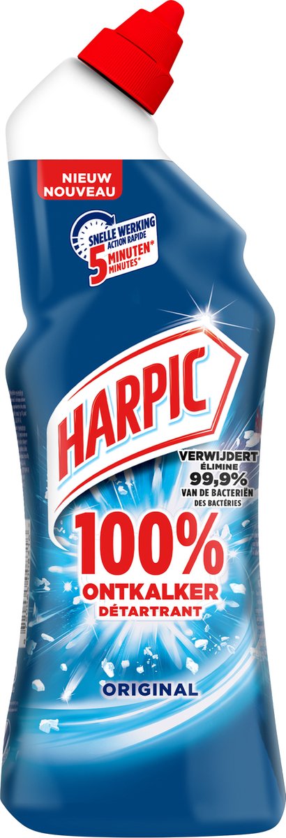 Harpic 100% Avkalkning Toalettvätska 750Ml Original