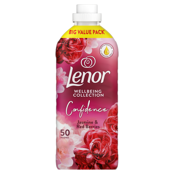 Lenor Xxl Sköljglans 1650Ml (50 Tvättar) - Jasmin Och Röda Bär