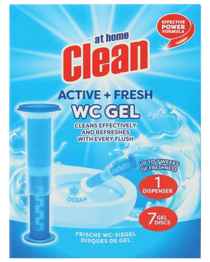 Active+fresh WC gel patroner (7 patroner + 1 dispenser). Ocean