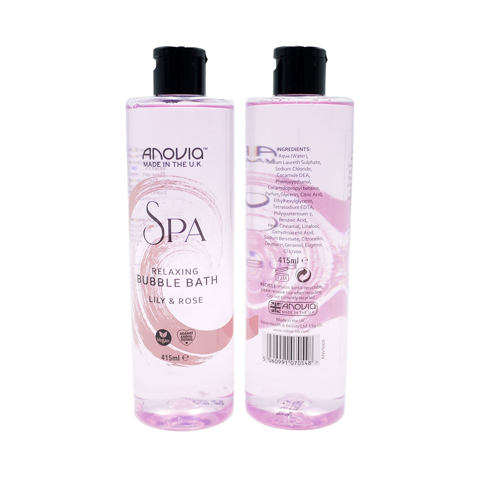 Anovia Spa Whirlpool Tvål Lily & Rose 415ml