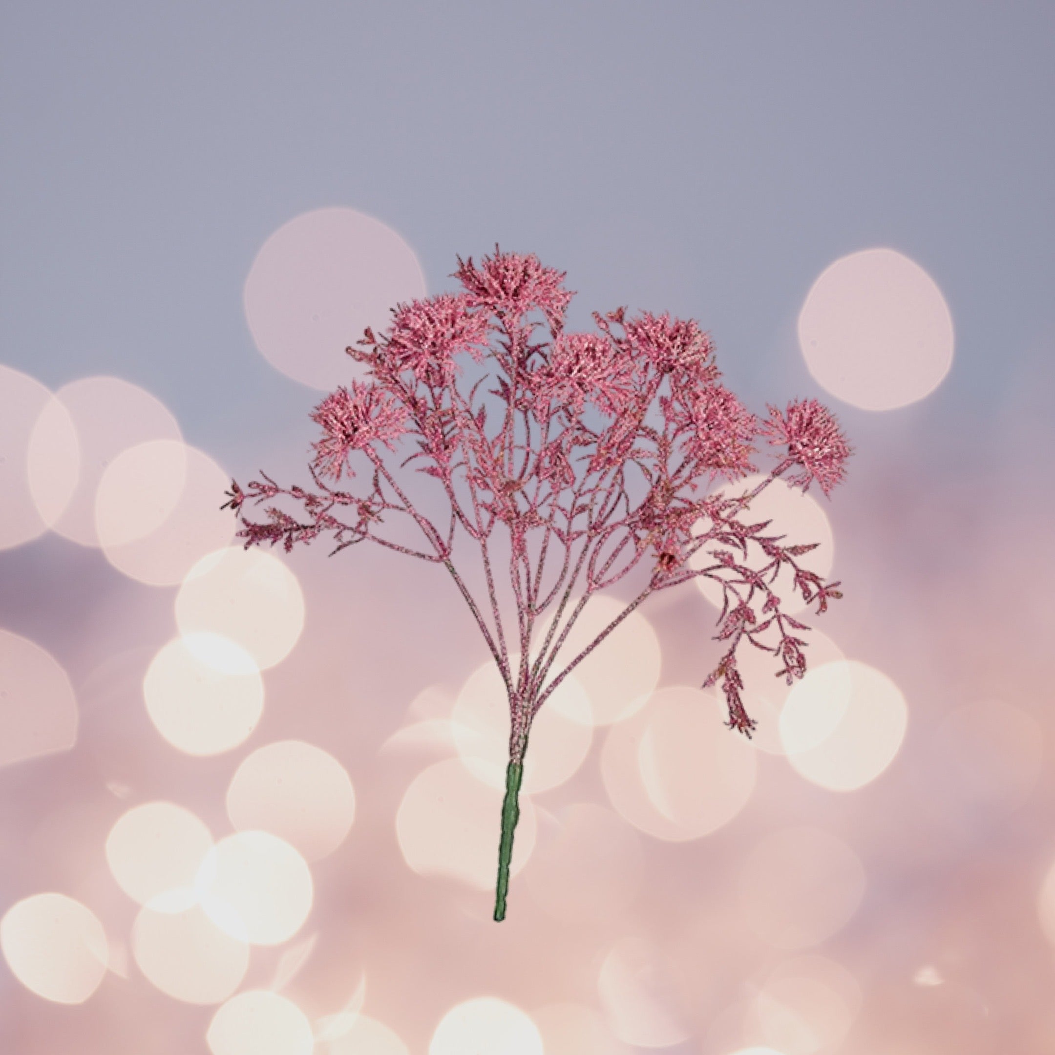 Mellan Trädblomgrenar - Rosa Bukett