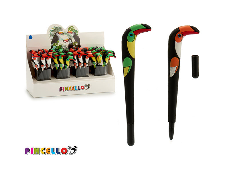 Pen shape toucan display box