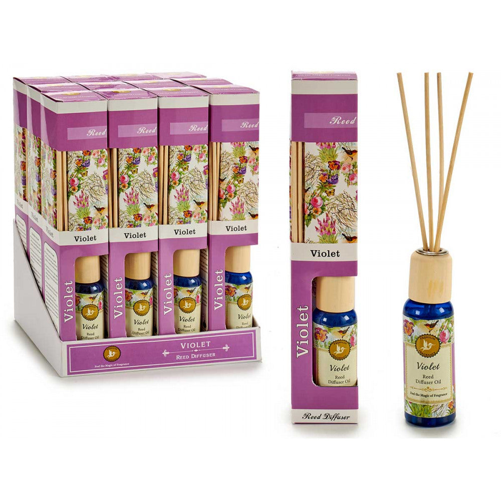 Premium Mikado Doftpinnar Med 50 Ml Doftolja - Violett