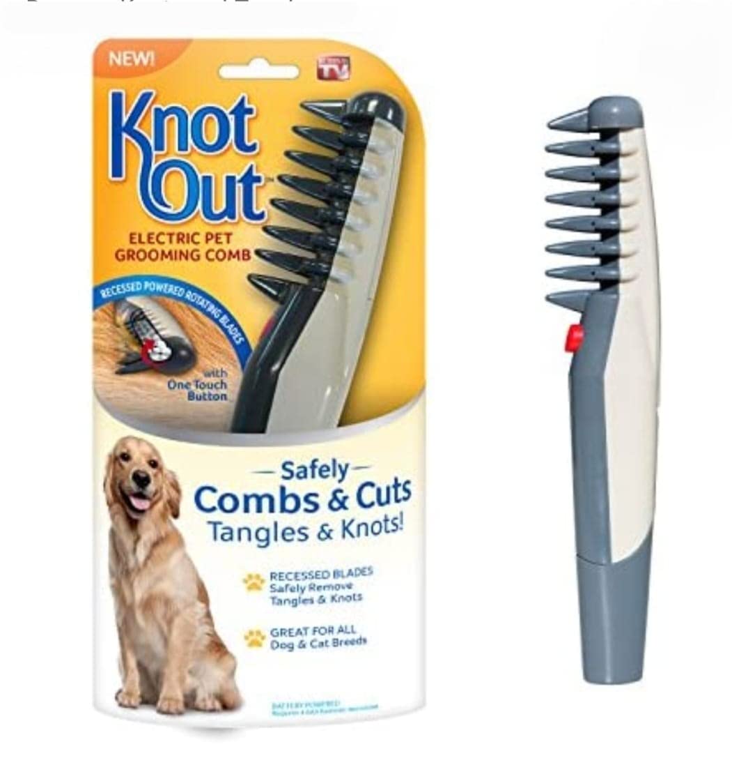 Sollar'S Knot-Out Ultimate Electric Fur Grooming Comb, Filt Remover, Sax Trimmer