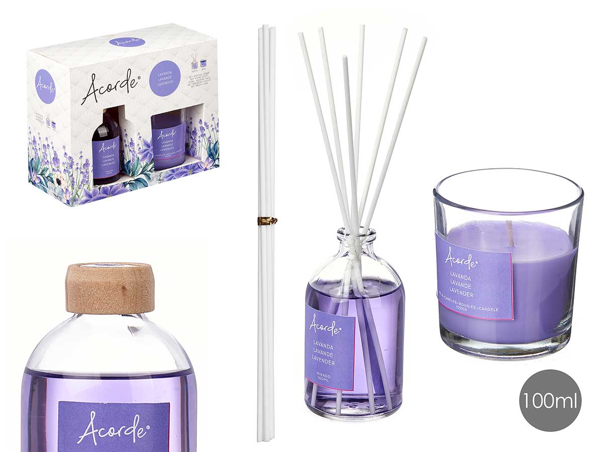 Acorde Presentset Mikado 100Ml Ljus 30H Lavendel