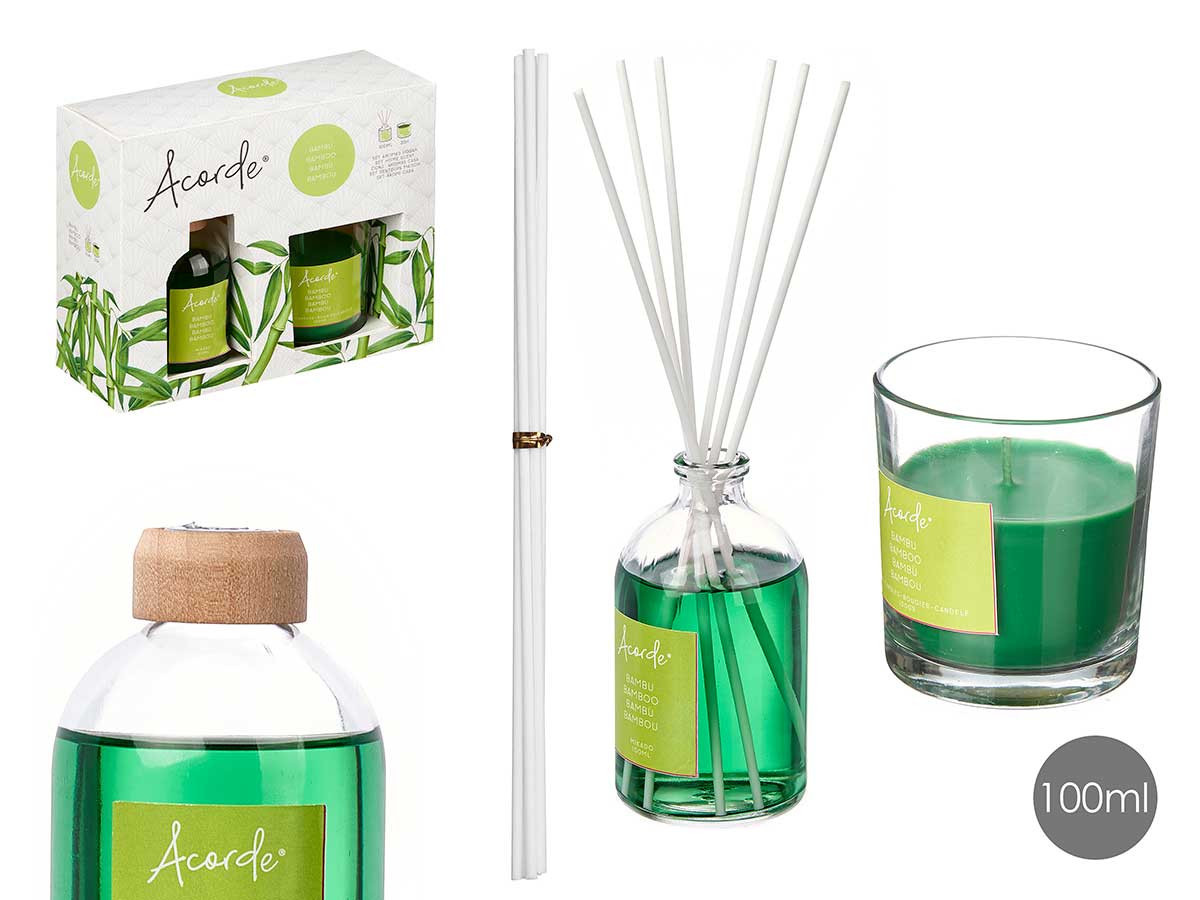 Acorde Presentset Mikado 100Ml Ljus 30H Bambu