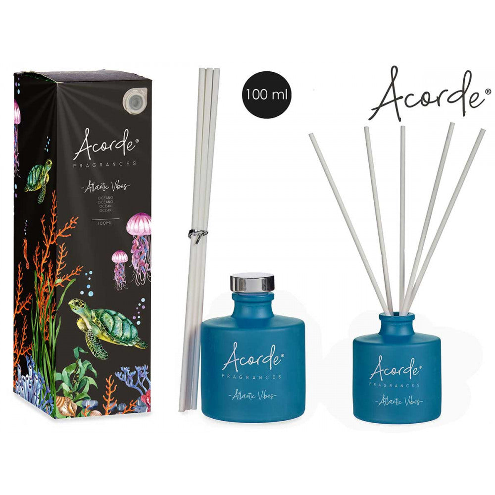 Acorde - Rökelsepinnar I Glas Flytande Aroma Presentförpackning 100Ml - Ocean