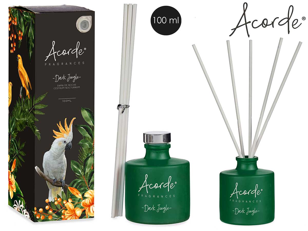 Acorde - Rökelsepinnar I Glas Flytande Aroma Presentförpackning 100Ml - Gran