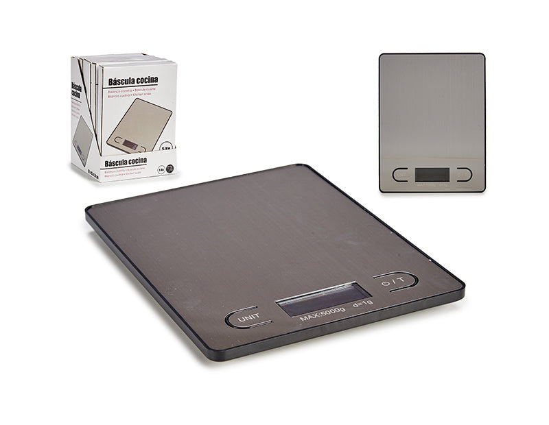 Black steel digital scale