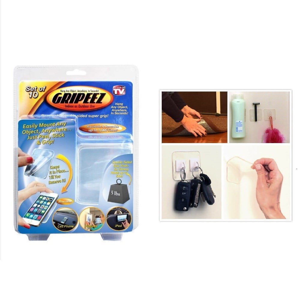 Gripeez - 5 St. Återanvändbara Kuddar Med Super Grip!Gripeez -