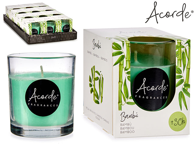 Acorde - 30 timer duftlys med bamboo aroma 