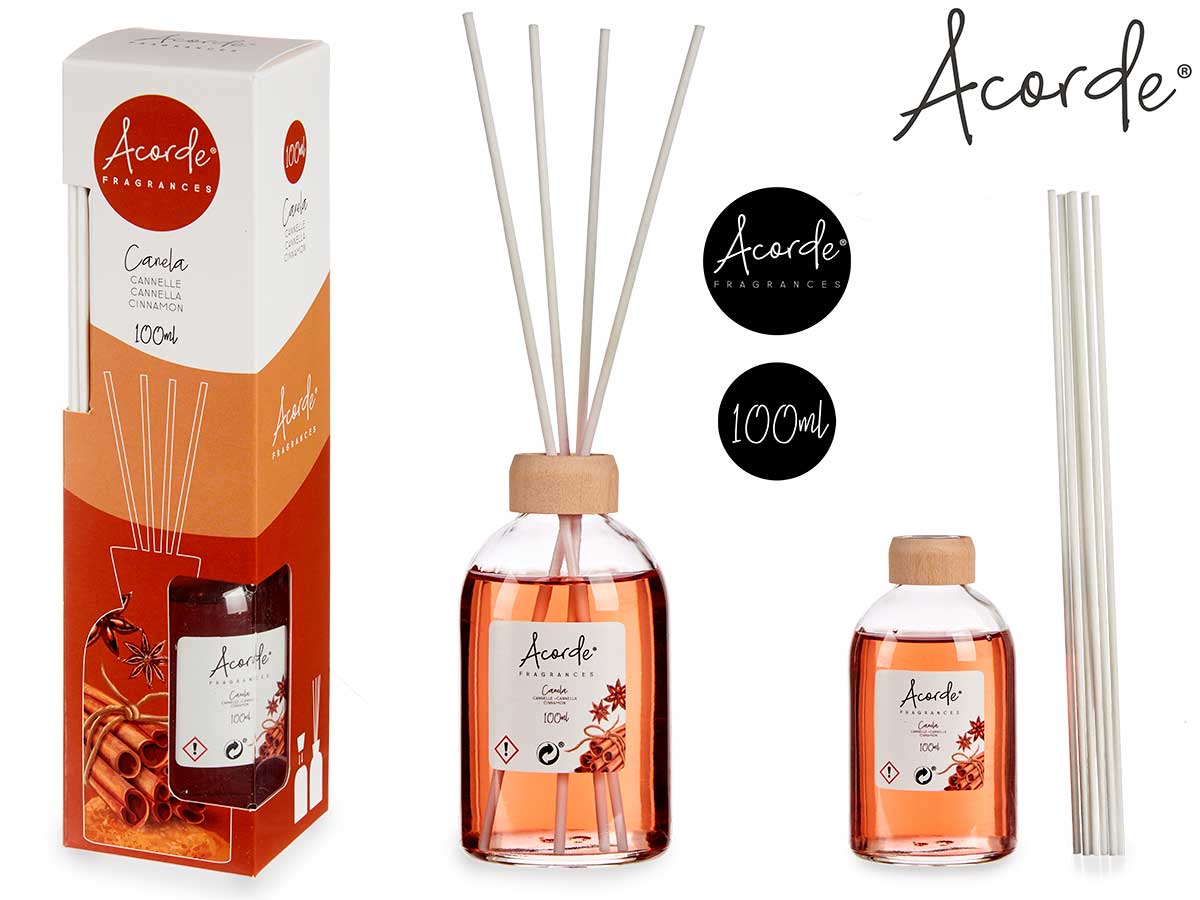 Acorde Doftsticks Glasvätska 100Ml - Kanel