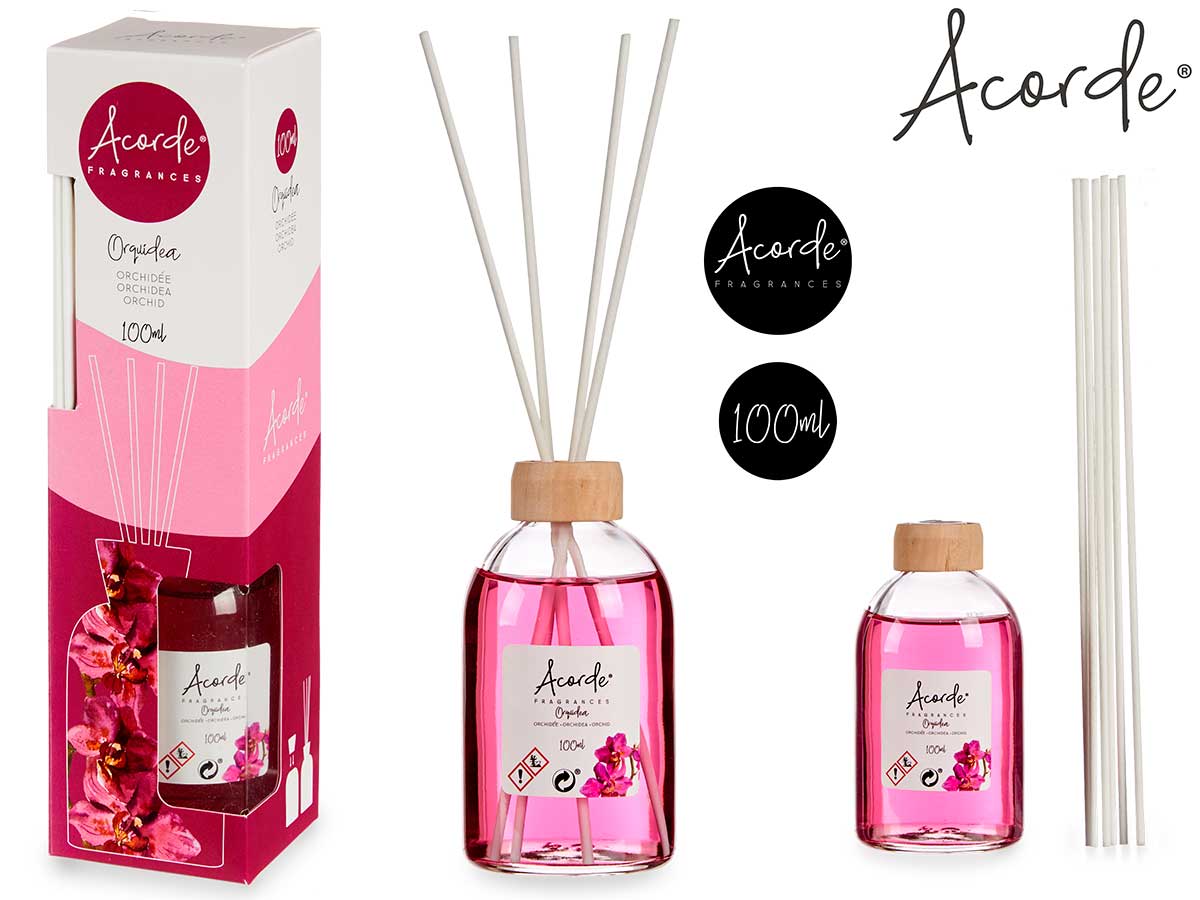 Acorde Doftsticks Glasvätska 100Ml - Orkidéblommor