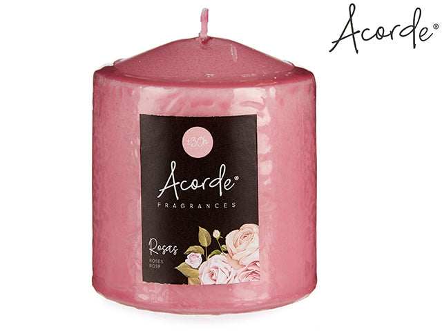 Acorde - Doftblocksljus 30 Timmar - Rose Aroma