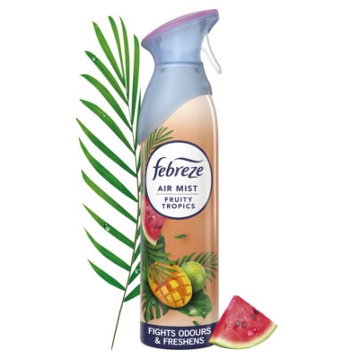 Febreze Fruity Air Freshener Spray 2 I 1 Fräschar Upp Och Bekämpar Lukter