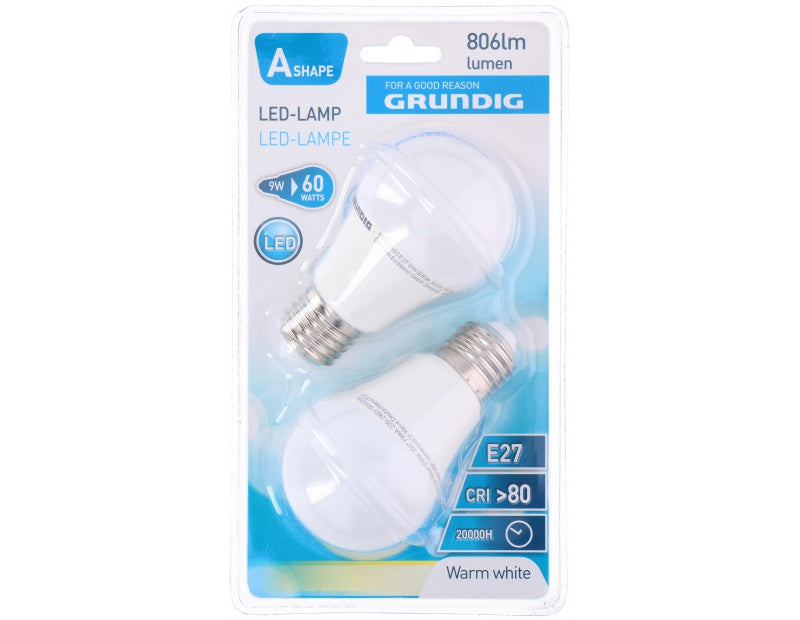 Led lampe a60 2stk 806lmn