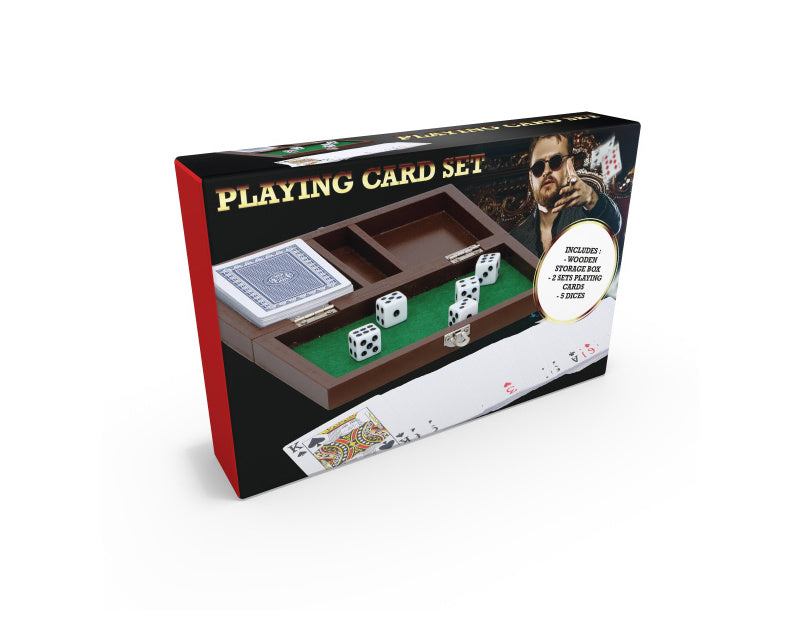 Gambling Set 18x11x3cm Wd