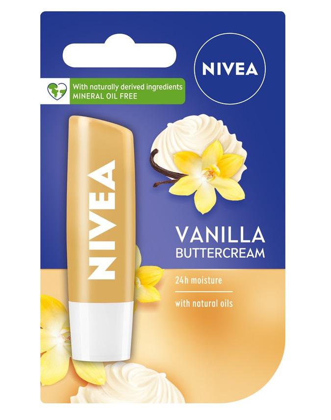 Nivea Läppbalsam 4,8 G Vaniljsmörkräm