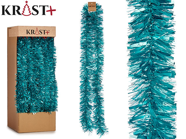 Krist - Garland 200X9Cm - Metallic Turkos Färg