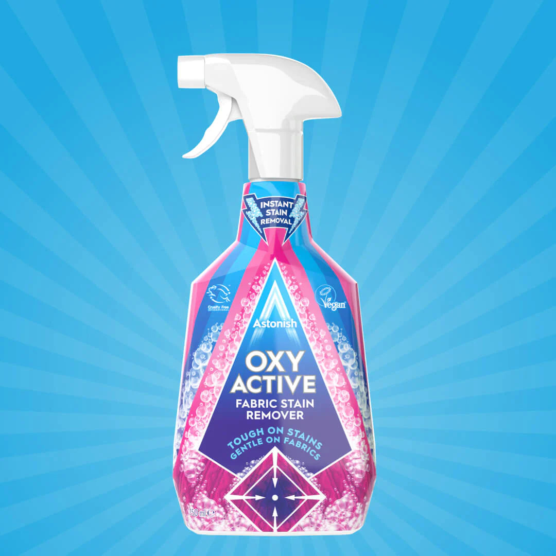 Astonish Oxy Active Fabric Stain Remover Pink Blossom 750Ml