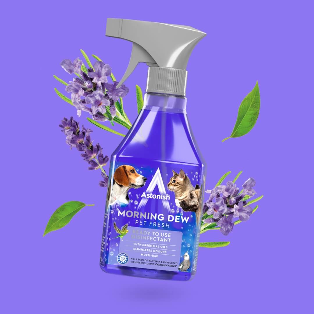 Astonish - Klar Att Använda Desinfektionsmedel Spray Morning Dew 550Ml