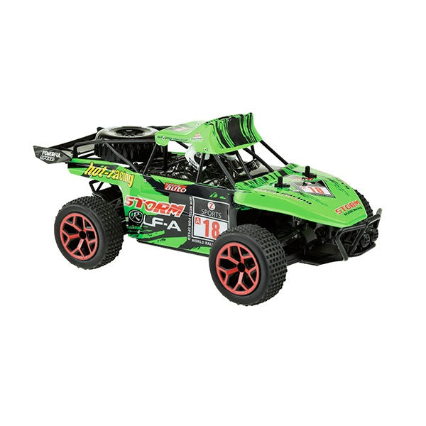 Toitoys - R/C Wild Race Buggy Green 1:16 Bil