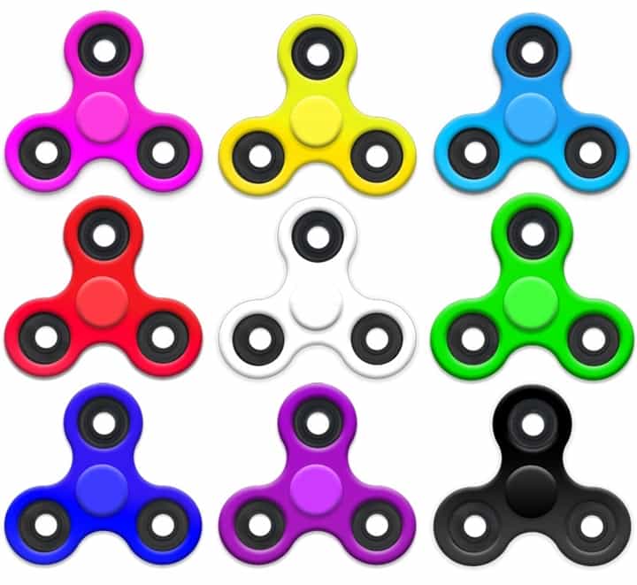 Findget spinner - Hand spinner i foreskellige farver Ø7,5cm. Bemærk venligst: vi sender en tilfældig farve ved køb af denne vare.