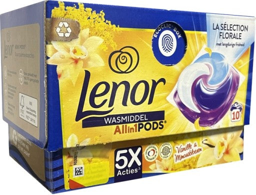 Lenor Allin1 Pods 5X Strength 10S Vanilj & Mimosa Flower