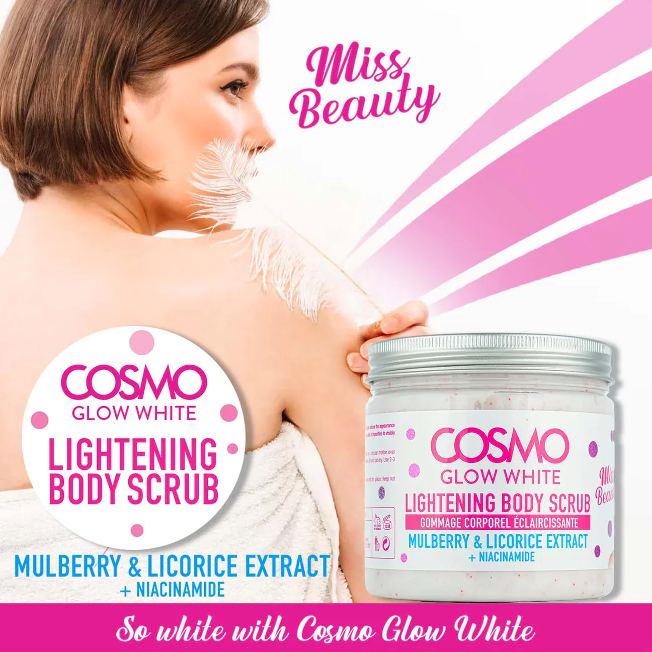 COSMO Glow White – Komplet Opklarende hudplejepakke (Pakketilbud)