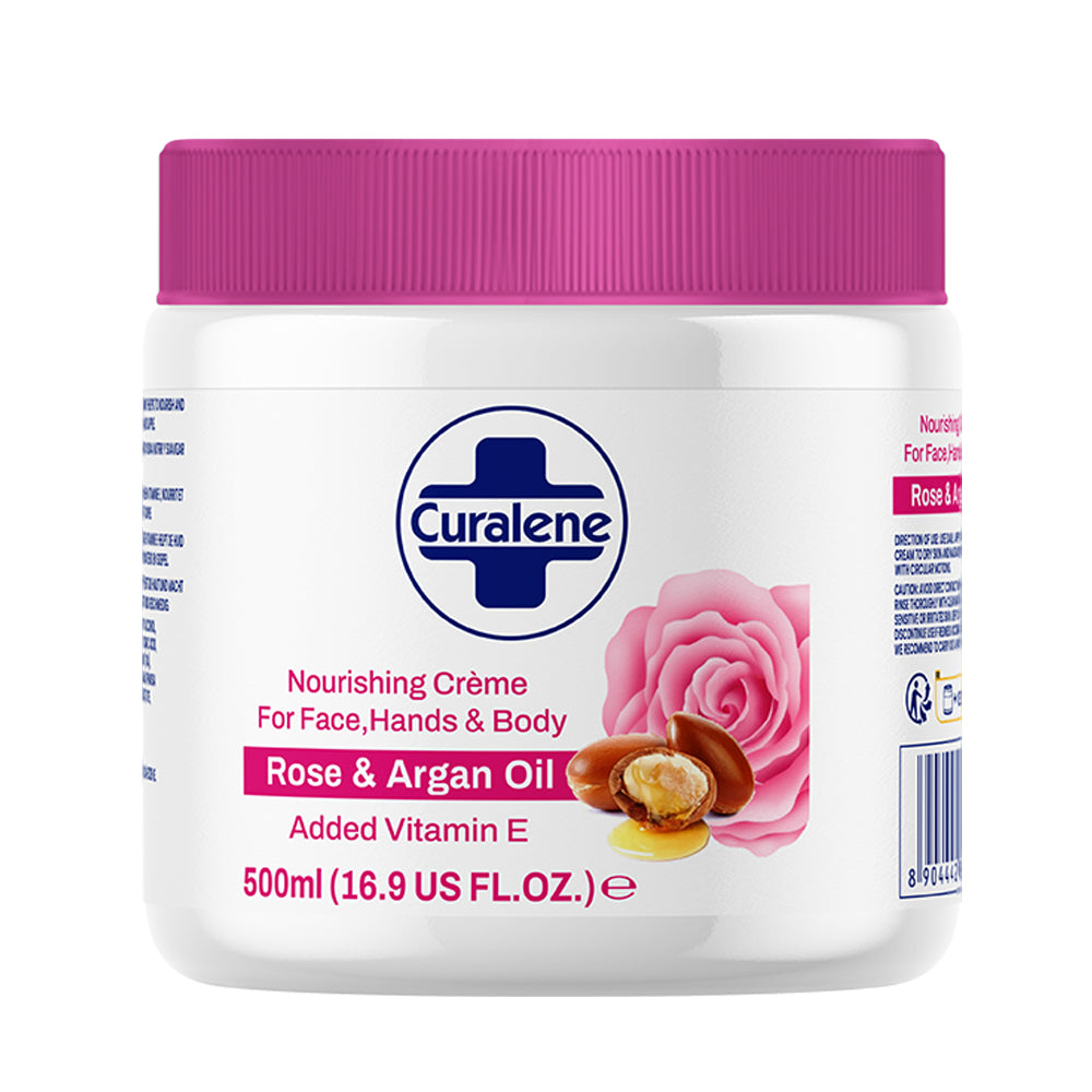 Curalene Moisturizing cream 500ml Rose & Argan oil