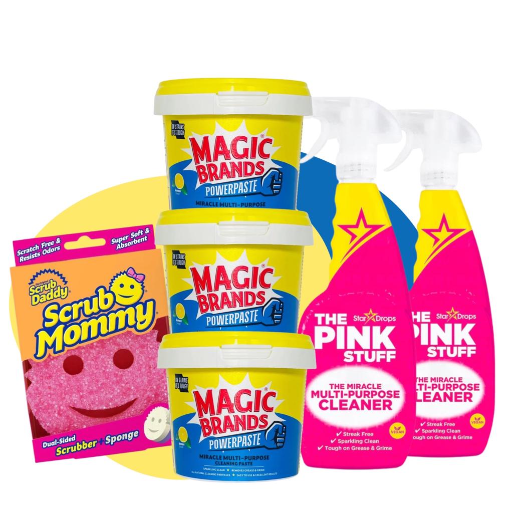 Paketerbjudande - Magicbrands, Scrub Mommy & Pinkstuff 6 St