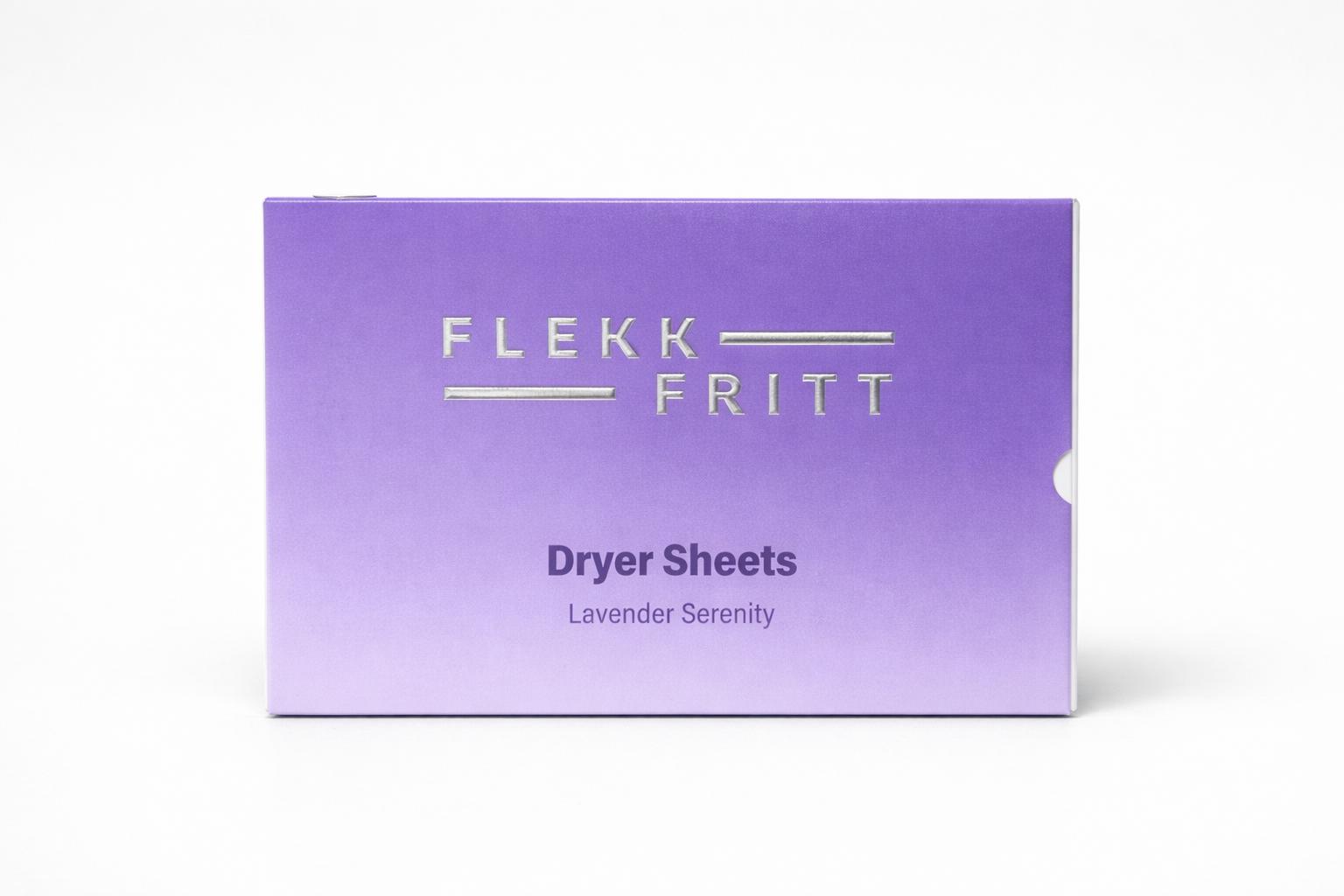 Flekk Fritt Tørreark – Lavender Serenity - Dryer Sheets (40 ark)