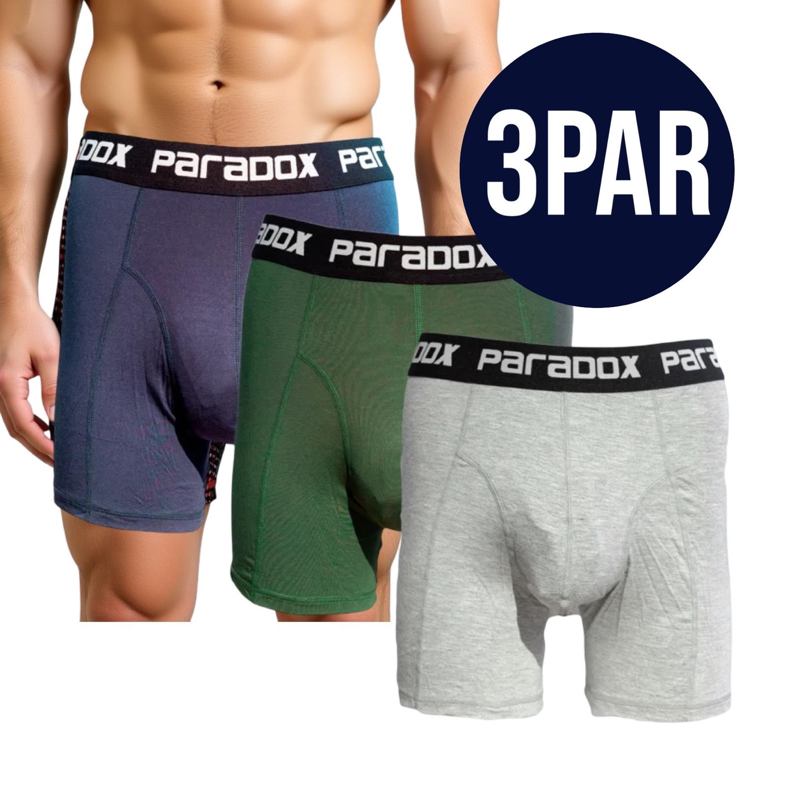 Paradox Bambus Bokseshorts 3-pak: Høj Kvalitet &amp; Perfekt Pasform