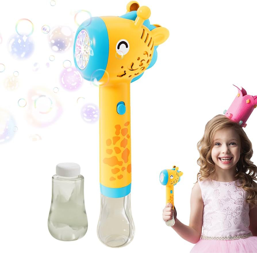 Skjut upp till 50 såpbubblor per sekund med denna Soap Bubble Giraffe