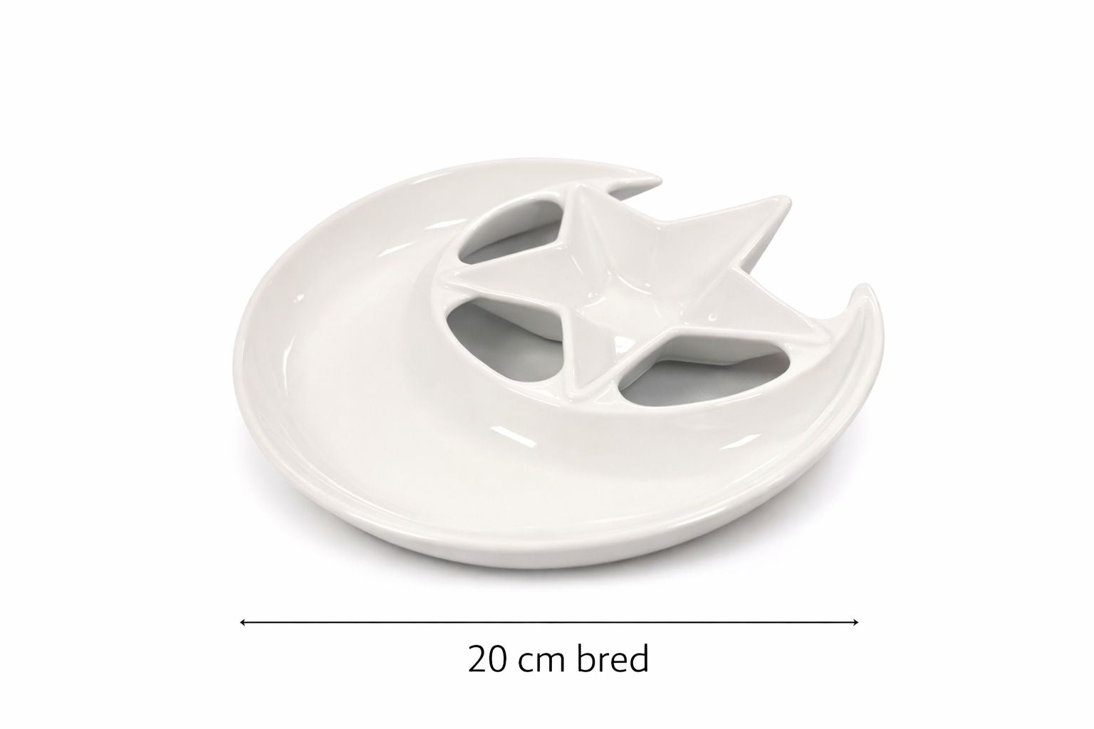 Serverings tallerken. måne - stjerne 20cm