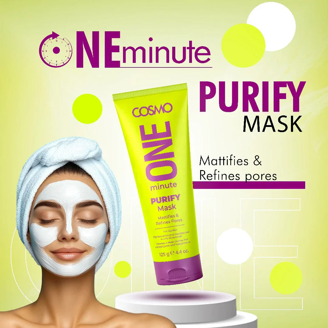 COSMO ONE Minute Ansigtsmasker (vælg variant)