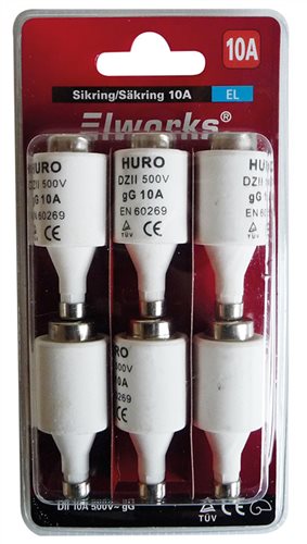 Elworks Sikringer Do2 Dz 10A 2-031-0     ⎮ 5701947203107 ⎮ HC_001171 